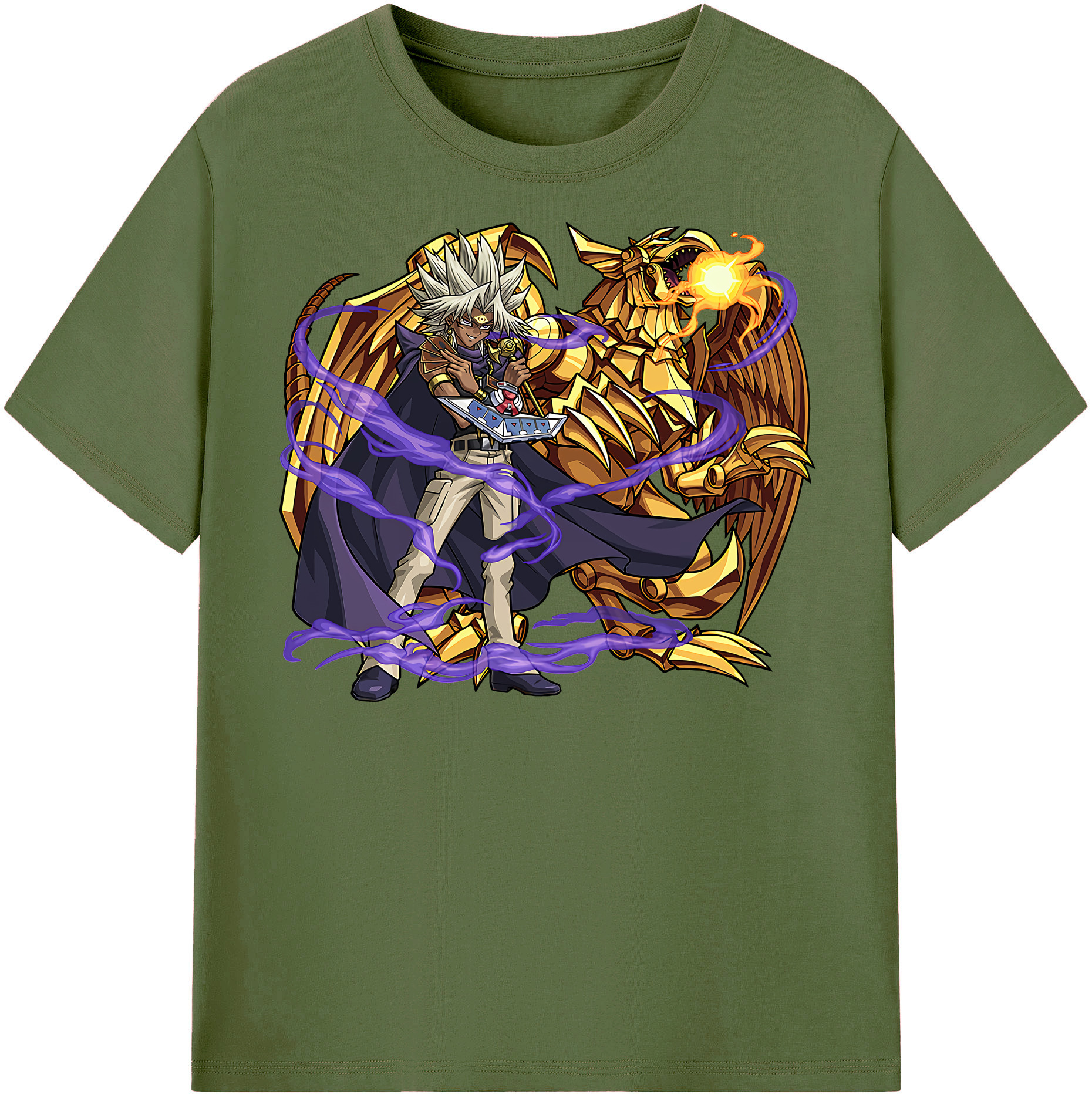 （画像用） 遊☆戯☆王 Yu-Gi-Oh! 綿100％半袖Tシャツ（フロントプリント）